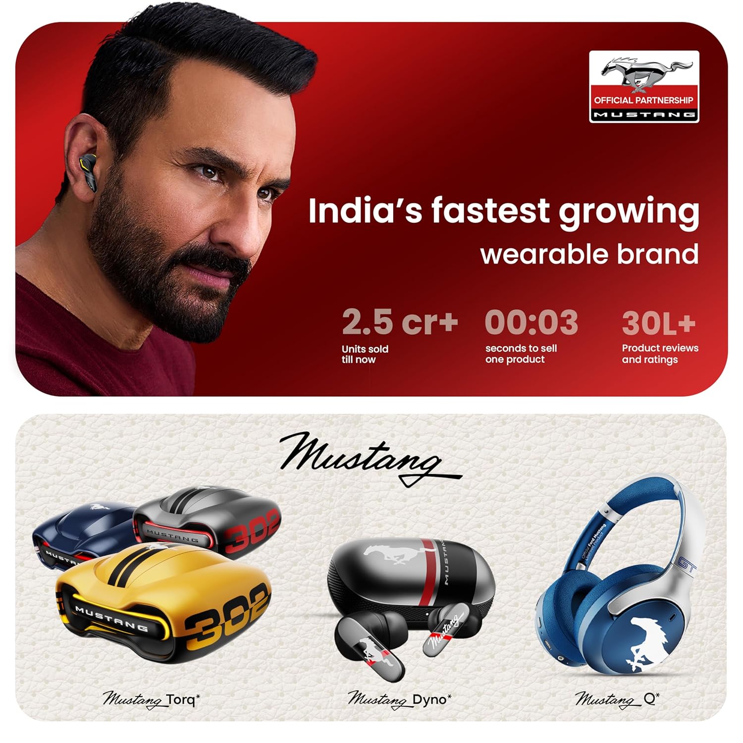 GOBOULT Mustang Torq Wireless in Ear Earbuds with 60H Playtime, App Support, Quad Mic ENC, 45ms Low Latency, 13mm Driver, Breathing LEDs, Made in India Ear Buds Wireless (Silver) - Image 7